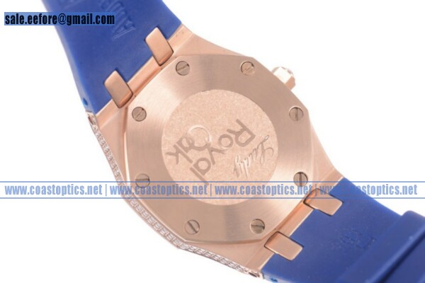 Best Replica Audemars Piguet Royal Oak Lady Watch Rose Gold 15154BA.ZZ.D004CU.01DB (EF)